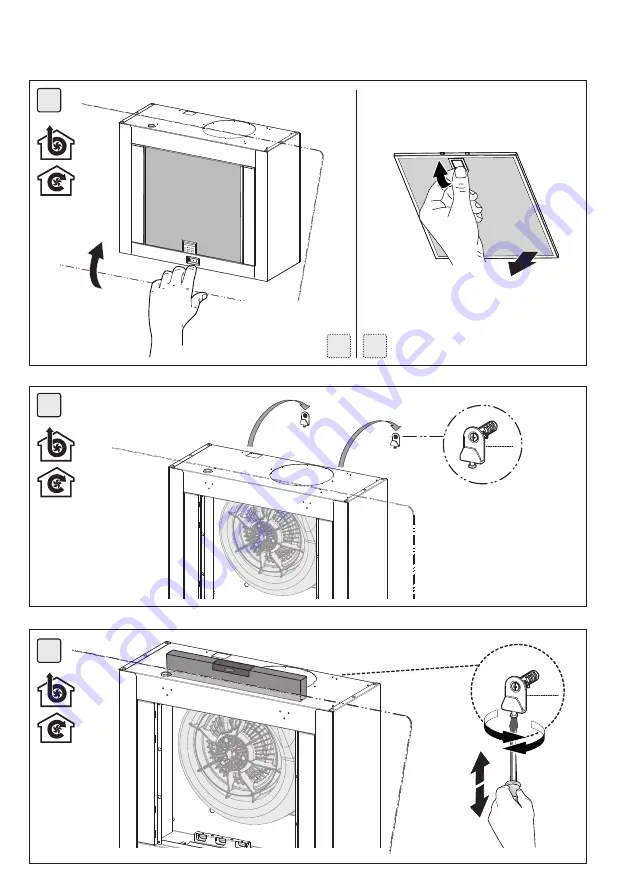 Faber GLAM FIT 80 WH Installation Manual Download Page 7