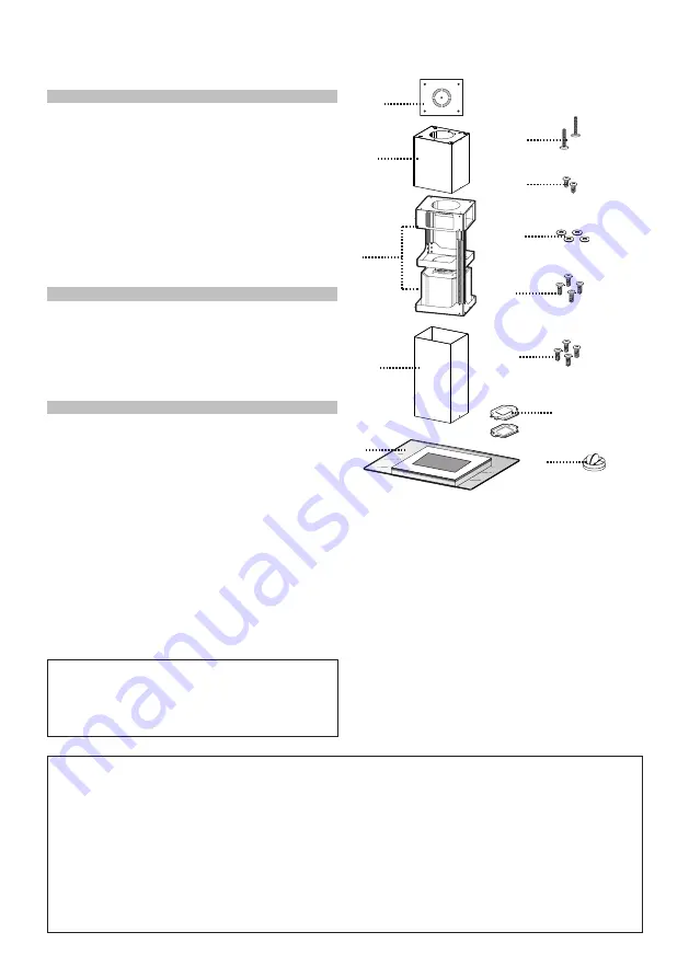 Faber GLASIS36SSV Installation Instructions; Use And Care Information Download Page 25