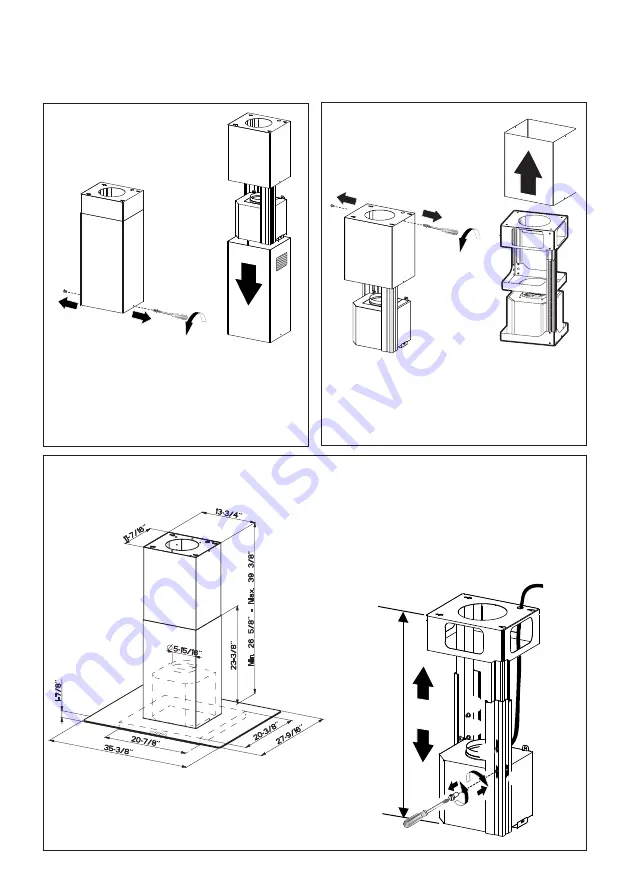 Faber GLASIS36SSV Installation Instructions; Use And Care Information Download Page 28