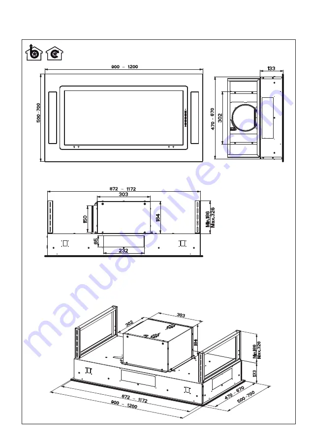 Faber HEAVEN GLASS 2.0 Installation Manual Download Page 6