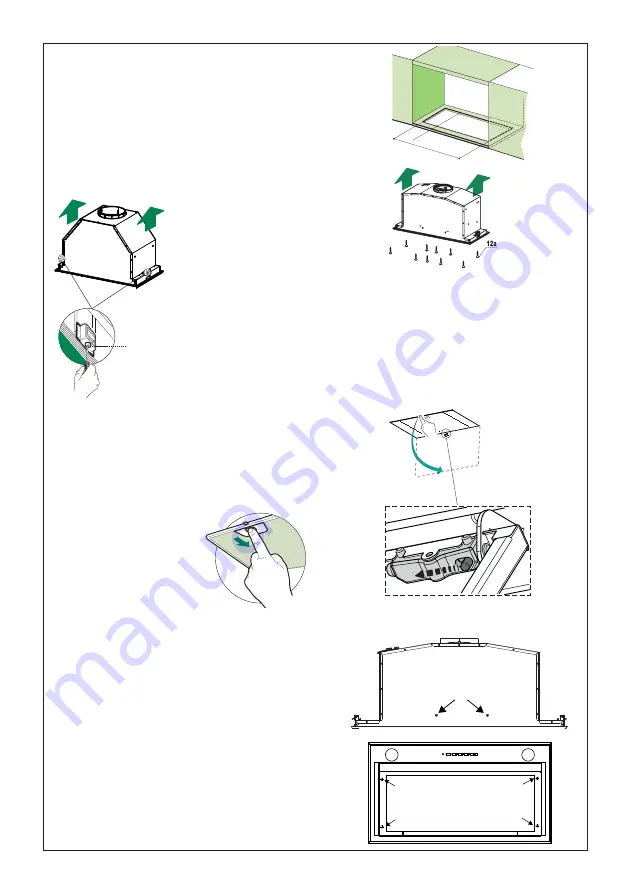 Faber INCA LUX INLX21SS600-B Installation Instructions; Use And Care Information Download Page 22