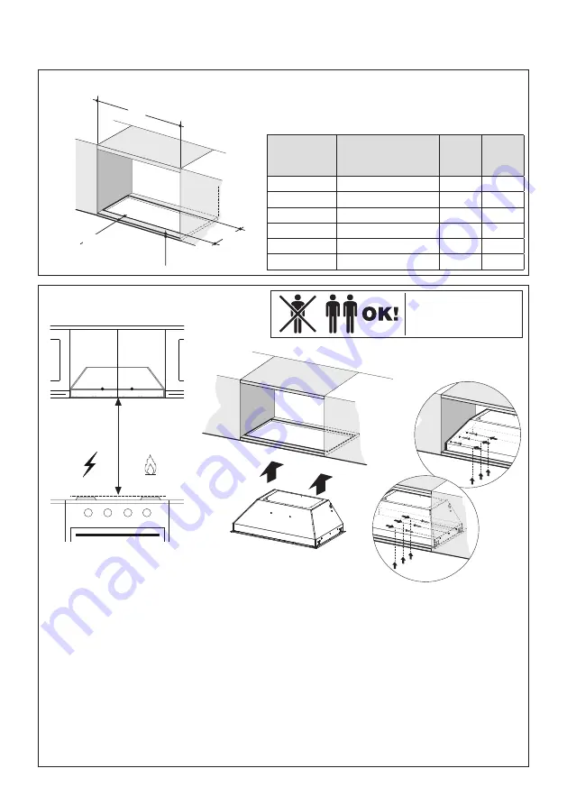 Faber INCA PRO PLUS INPL3019SSNB-B Installation Instructions; Use And Care Information Download Page 31