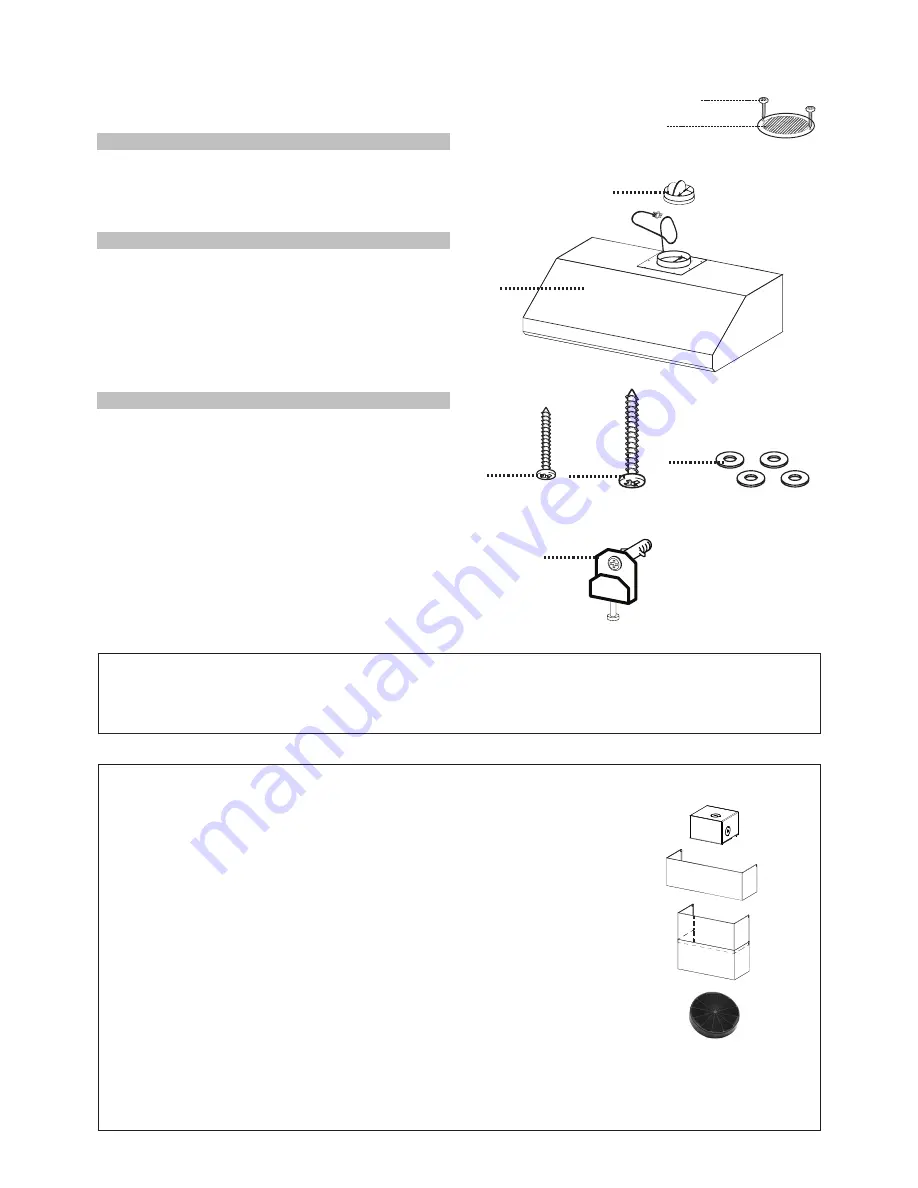 Faber MAESTRALE MAES3018SS600-B Installation Instructions; Use And Care Information Download Page 6