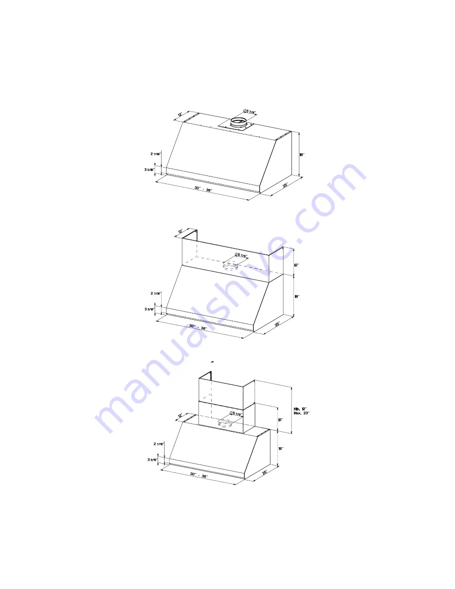 Faber MAESTRALE MAES3618SS1200-B Installation Instructions Manual Download Page 5