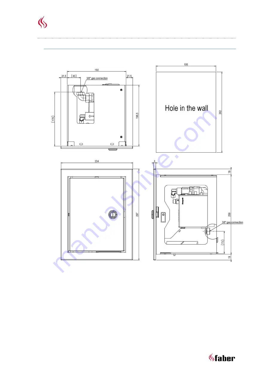 Faber MatriX 800/500 I 2 Installation Manual Download Page 36