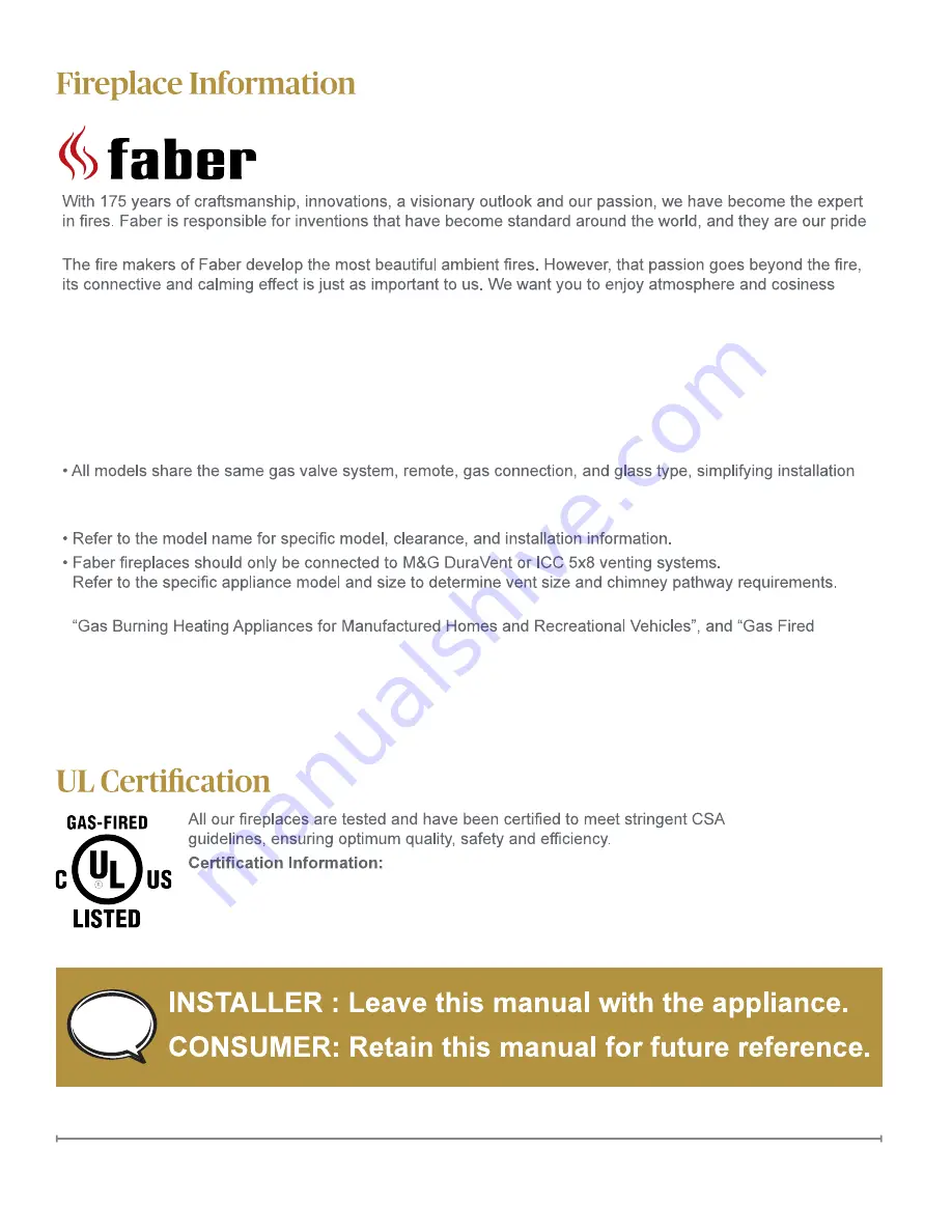 Faber Matrix FMG3326F Instruction Manual Download Page 7