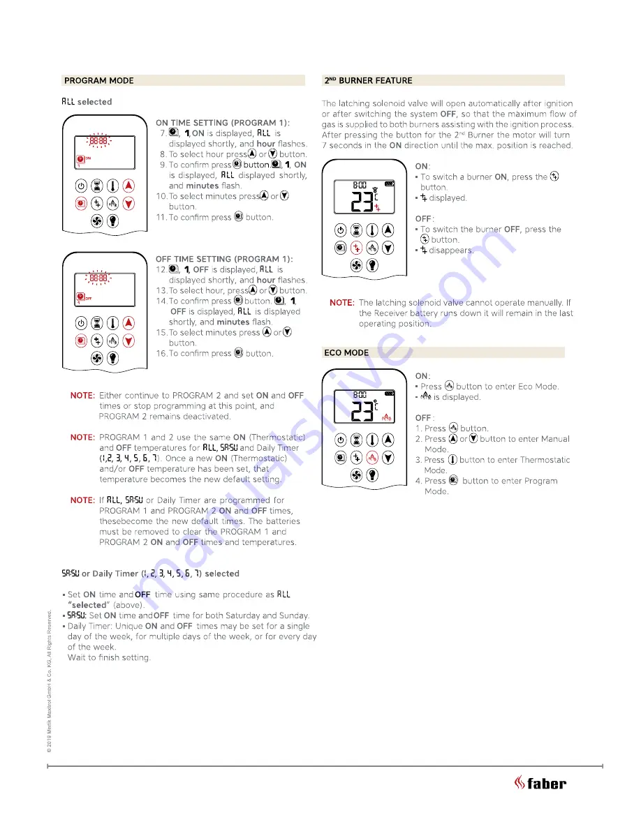 Faber Matrix FMG3326F Instruction Manual Download Page 22