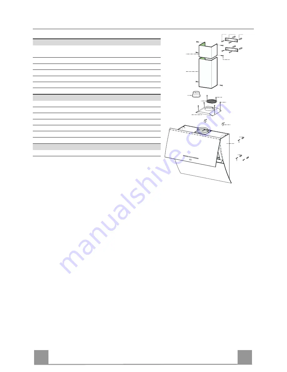 Faber Mirror WH PRO X-V A80 Instruction Manual Download Page 43