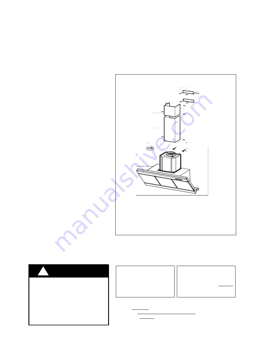 Faber ORIZZONTE Installation Instructions; Use And Care Information Download Page 4