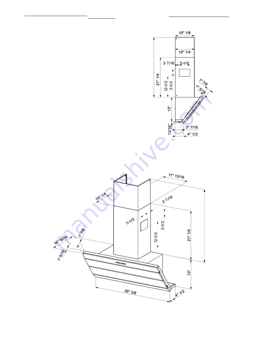 Faber ORIZZONTE Installation Instructions; Use And Care Information Download Page 6