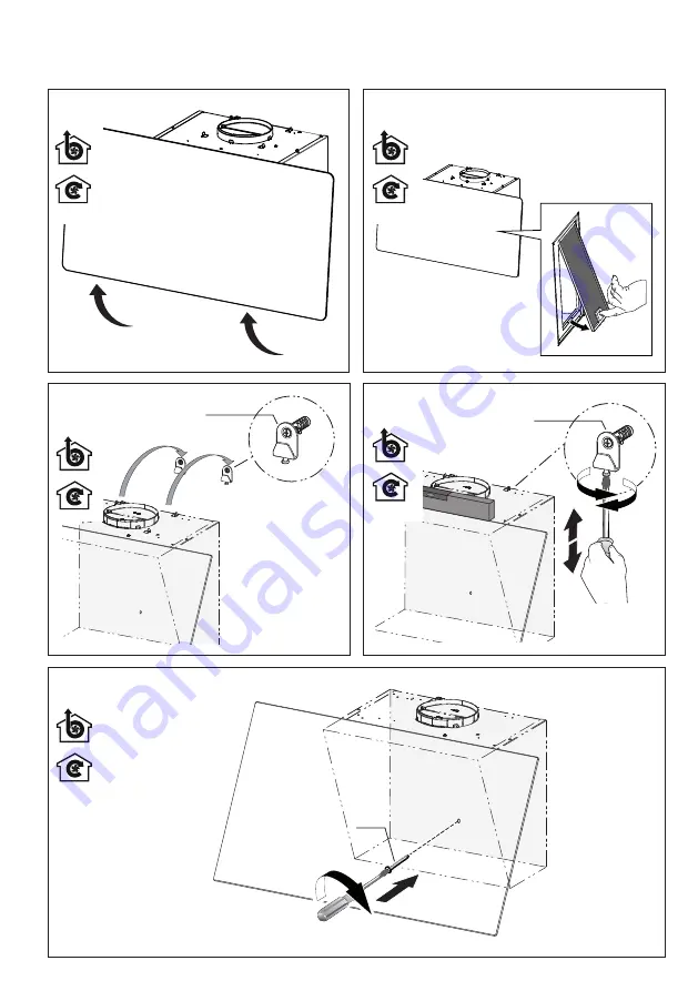 Faber SOFT EDGE NERO INGO A80 Installation Manual Download Page 8