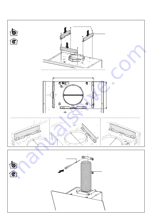 Faber SOFT EDGE NERO INGO A80 Installation Manual Download Page 9