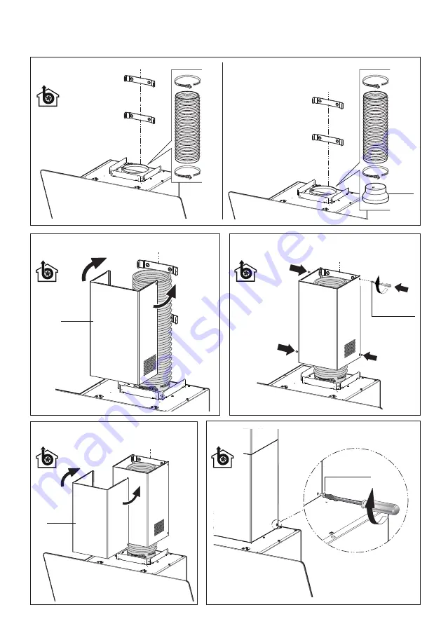 Faber SOFT EDGE NERO INGO A80 Installation Manual Download Page 10