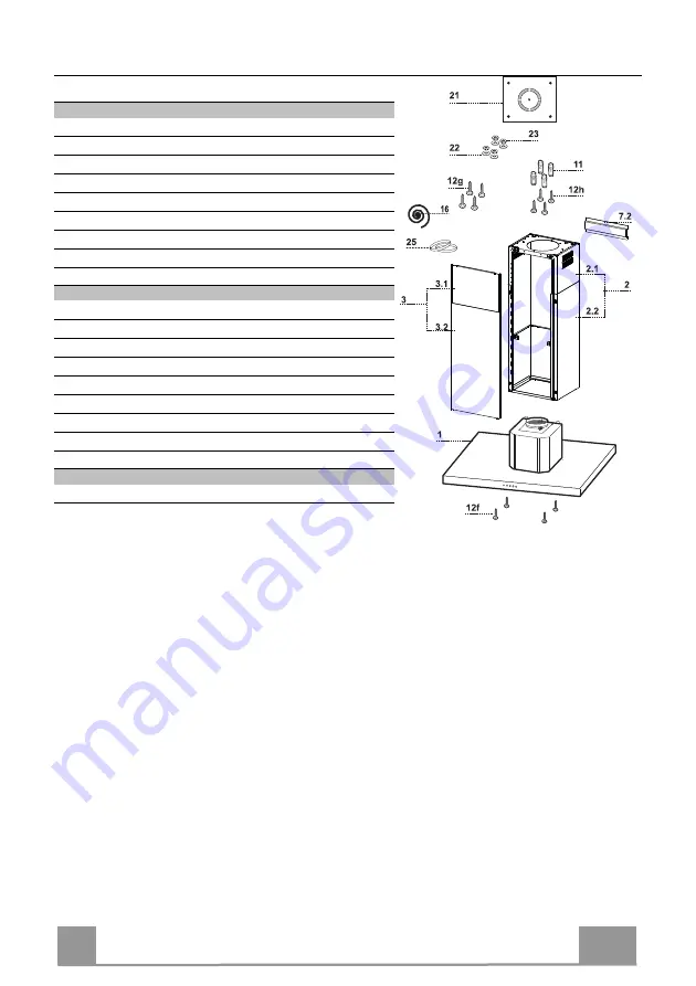 Faber STILO ISOLA X A120 RB Instruction Manual Download Page 18