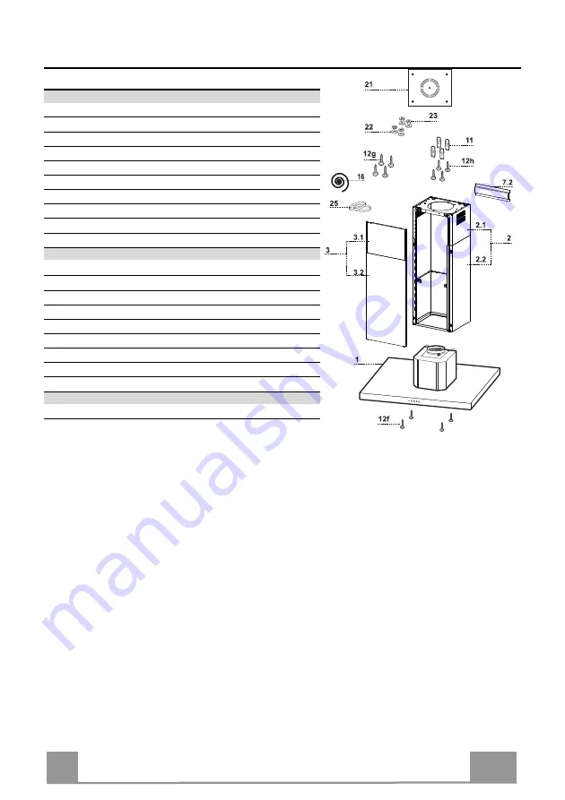 Faber STILO ISOLA X A120 RB Instruction Manual Download Page 84