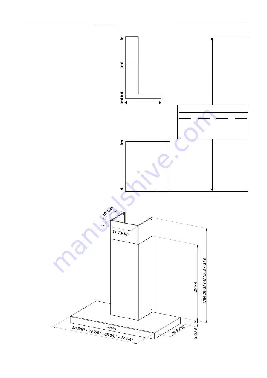 Faber STILO Wall Mount Canopy Rangehood Скачать руководство пользователя страница 5