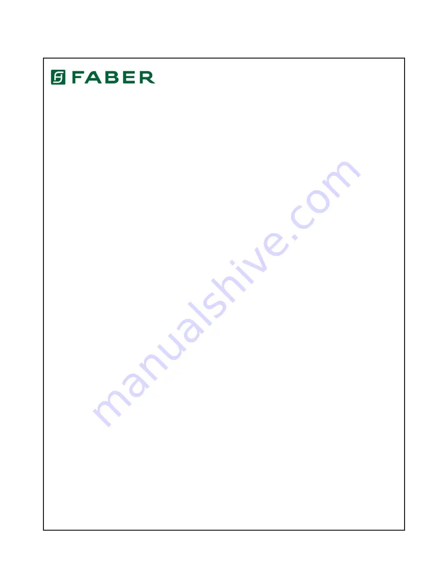 Faber STRATUS NB Installation Instructions Manual Download Page 85