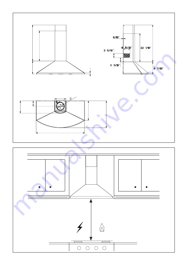 Faber TENDER TEND30BSV Installation Instructions; Use And Care Information Download Page 5