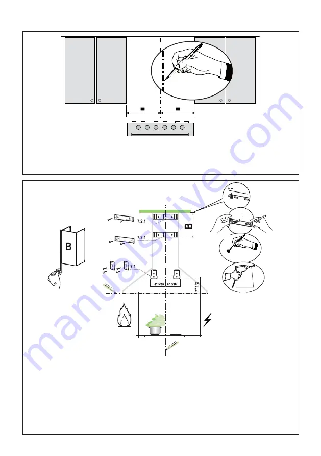 Faber TENDER TEND30BSV Installation Instructions; Use And Care Information Download Page 8