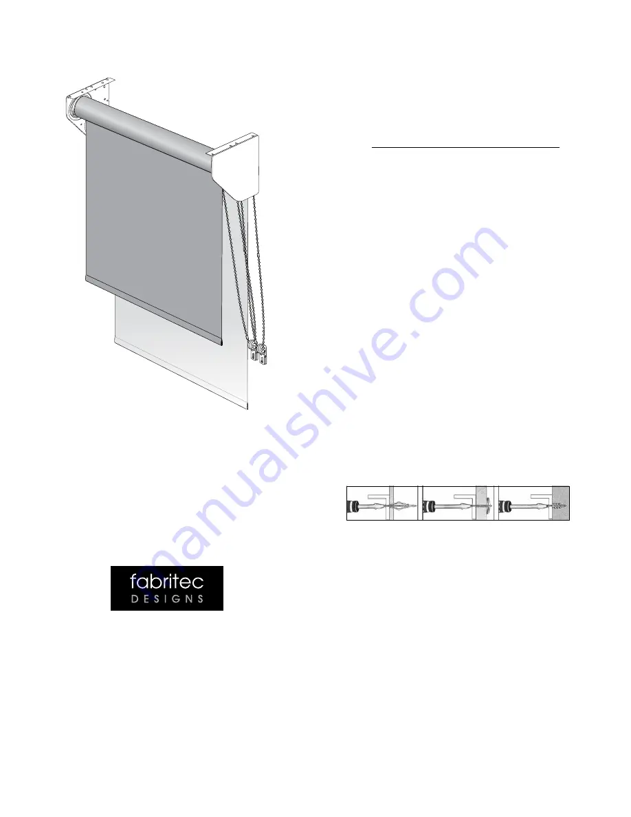 Fabritec designs DUO SHADES Скачать руководство пользователя страница 1