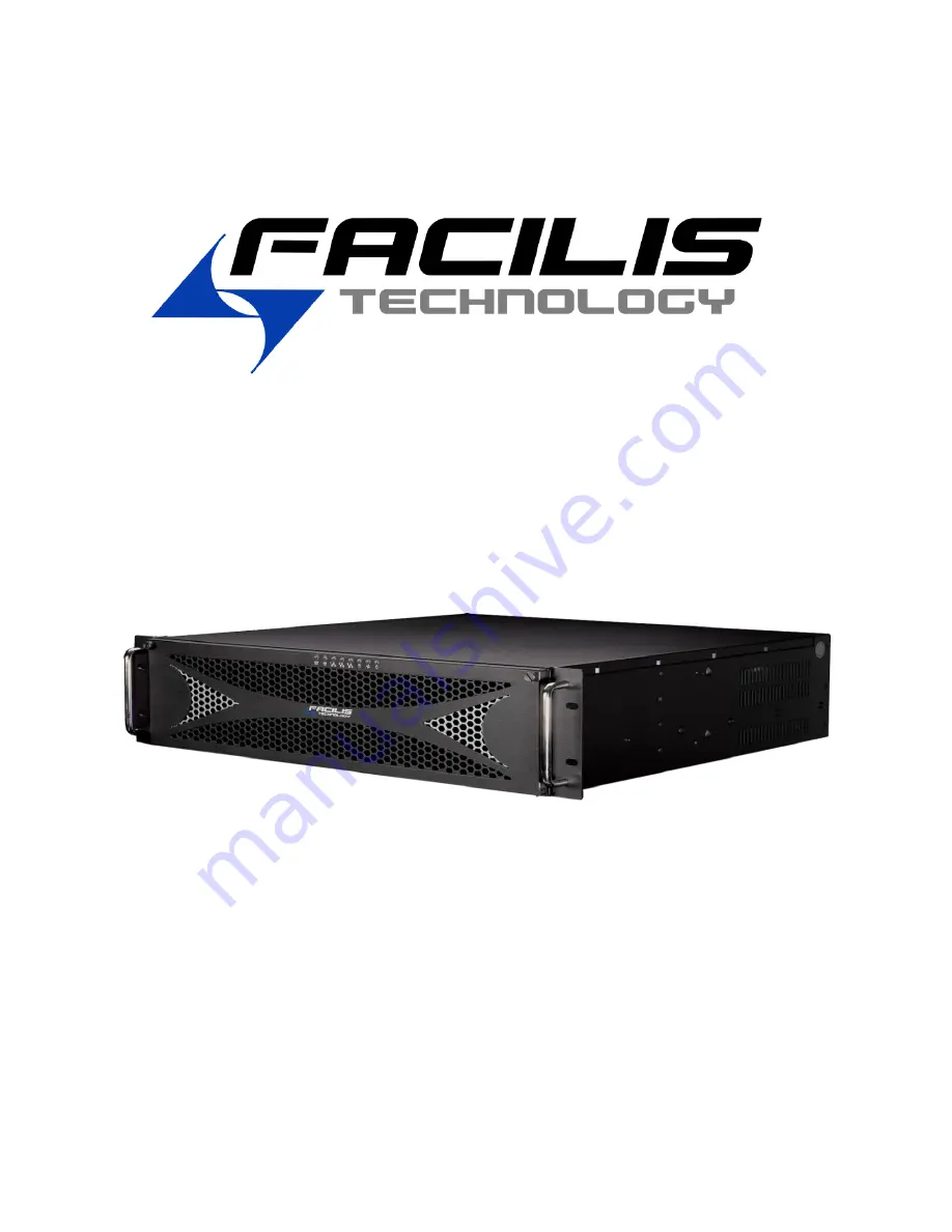 Facilis Hub Server Скачать руководство пользователя страница 1