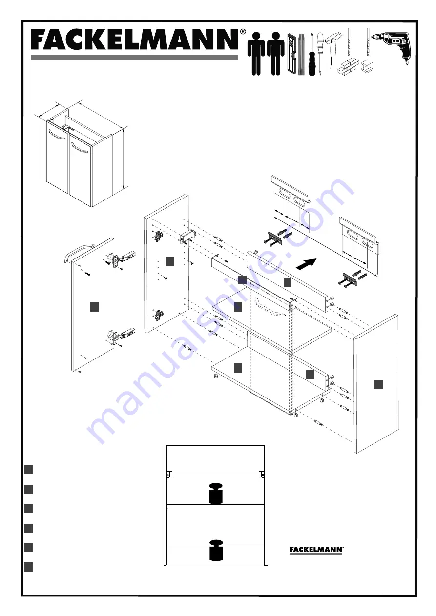 Fackelmann 4008033843928 Instructions For Mounting And Use Download Page 1