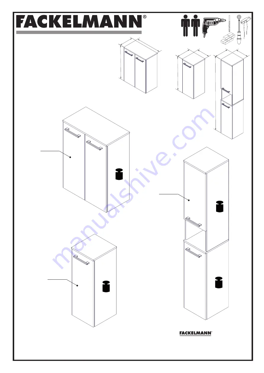 Fackelmann LINO 80152 Instructions For Mounting And Use Download Page 1