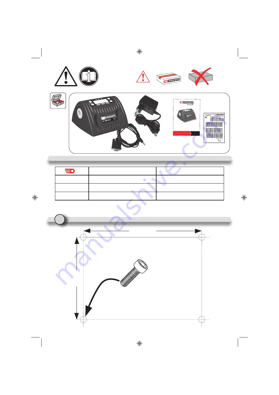 Facom 834540 Instruction Manual Download Page 2