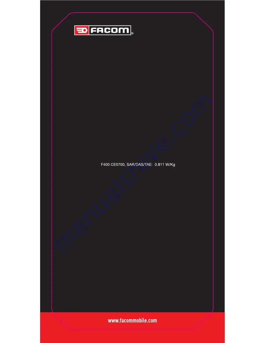 Facom F400 Quick Start Manual Download Page 7