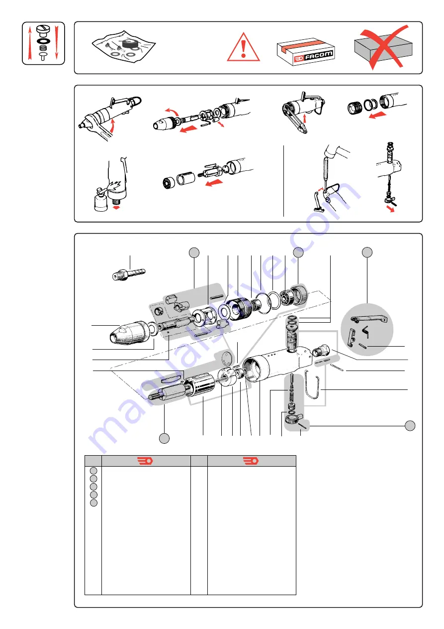 Facom NA.1000 Instruction Manual Download Page 3