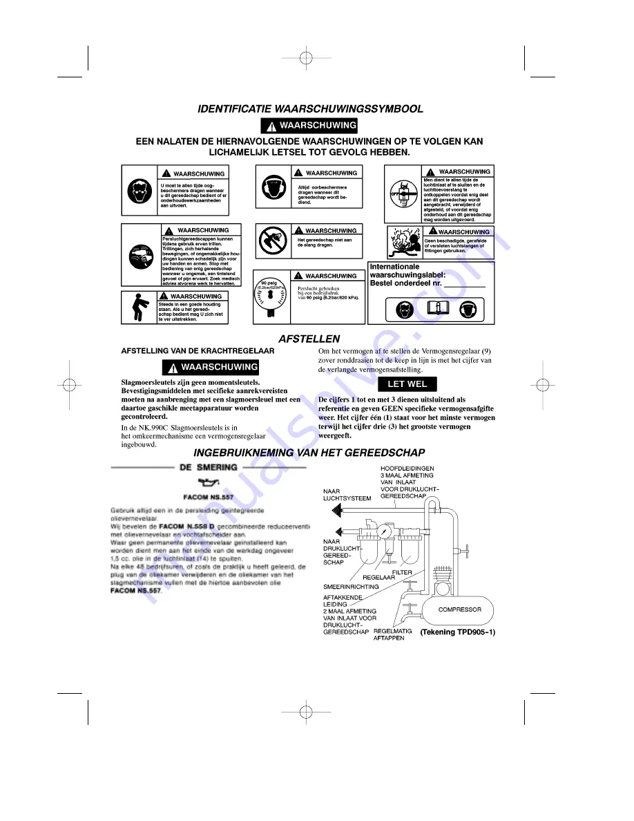 Facom NK.990C Instructions Manual Download Page 12