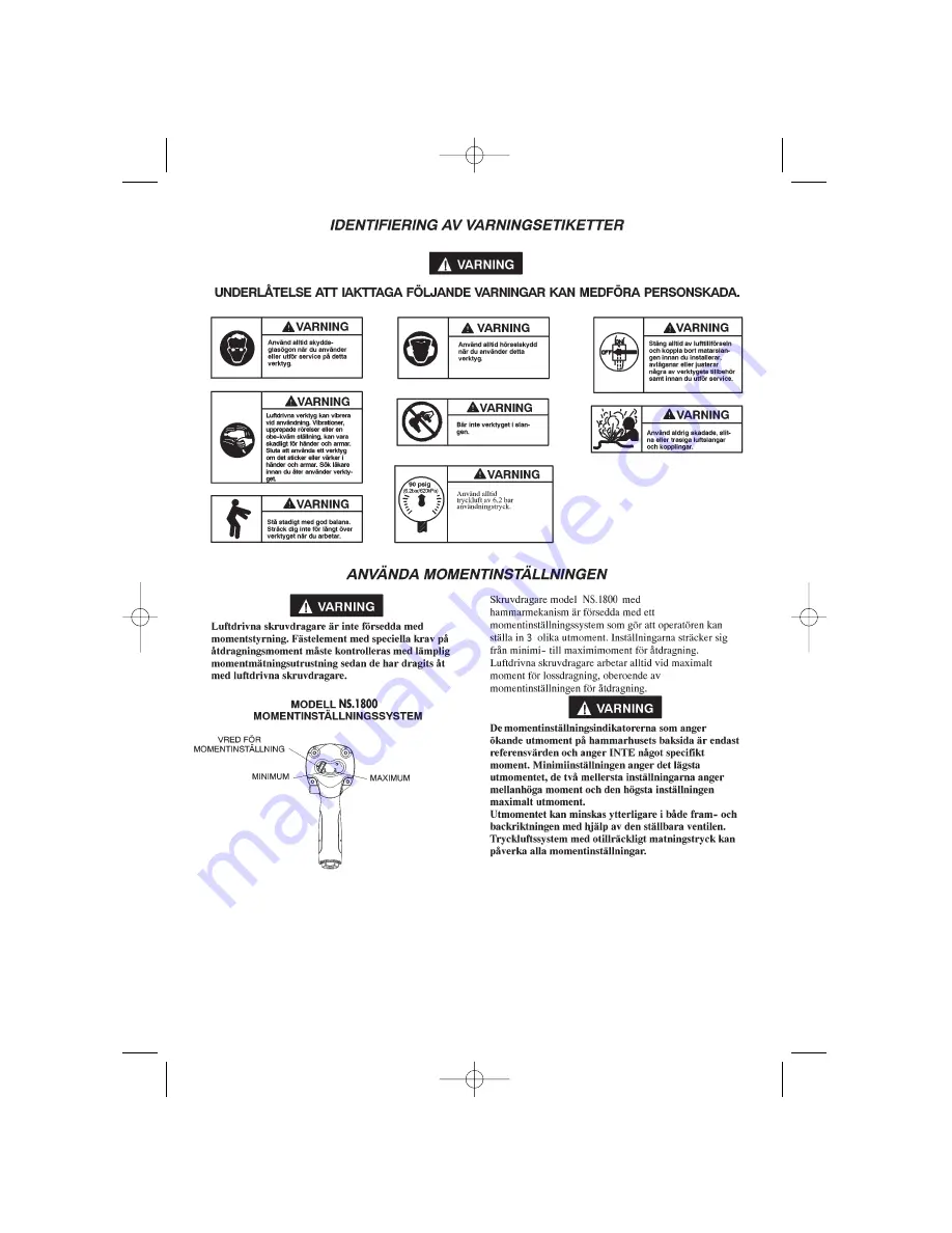 Facom NS.1800 Instructions Manual Download Page 49