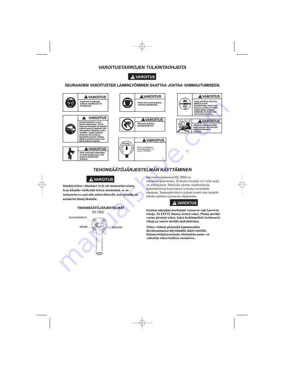 Facom NS.1800 Instructions Manual Download Page 59