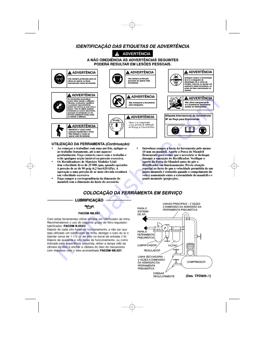 Facom V.345 Instructions Manual Download Page 21