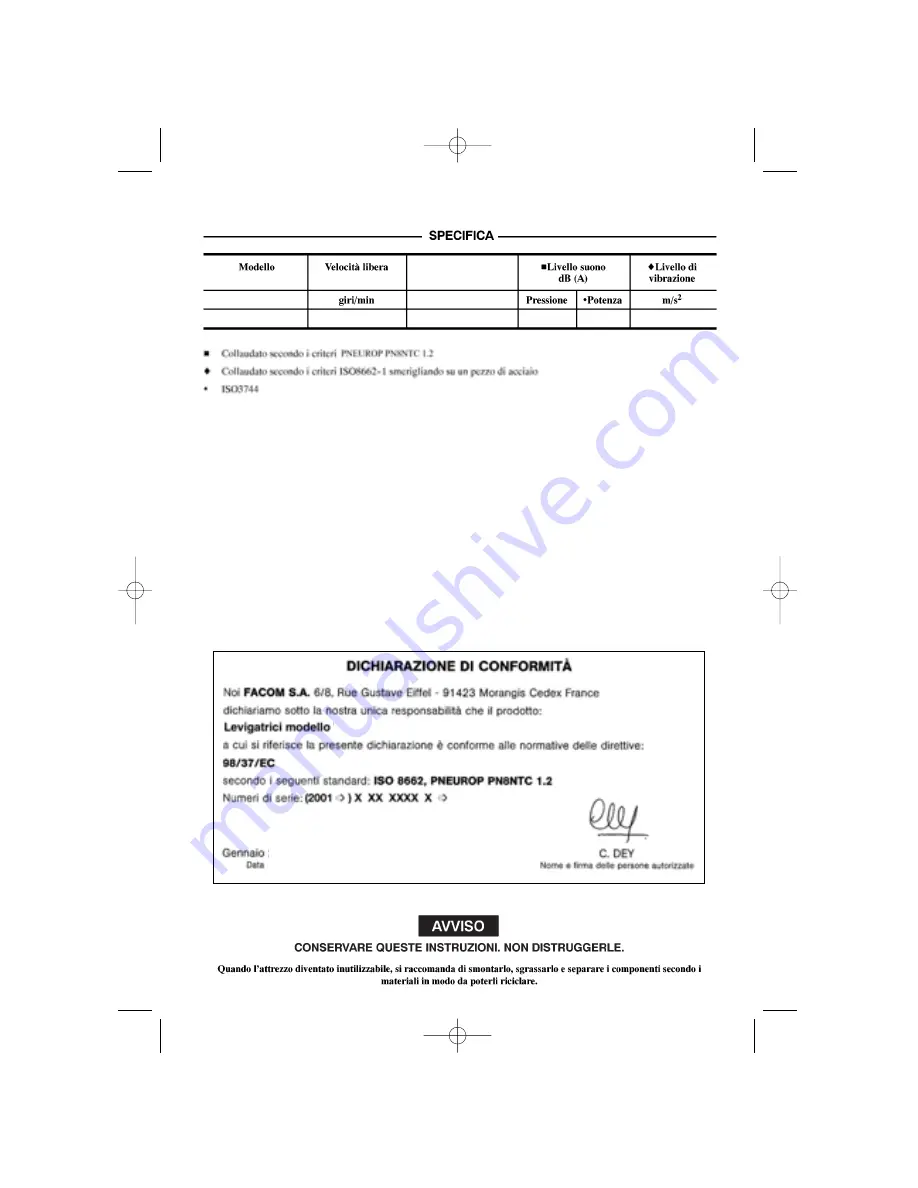 Facom V.403 Скачать руководство пользователя страница 19