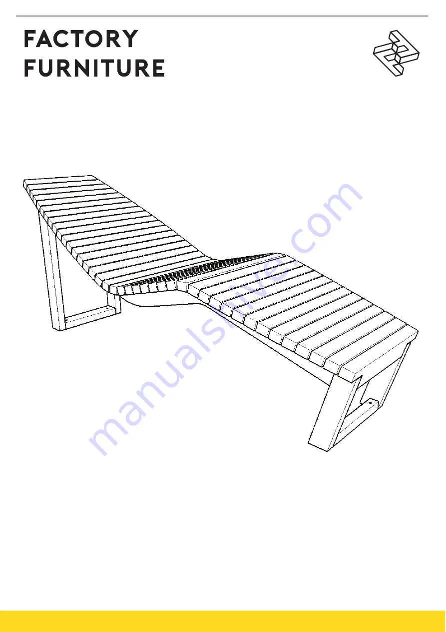 Factory Furniture SKOP lounger Operation & Maintenance Manual Download Page 1