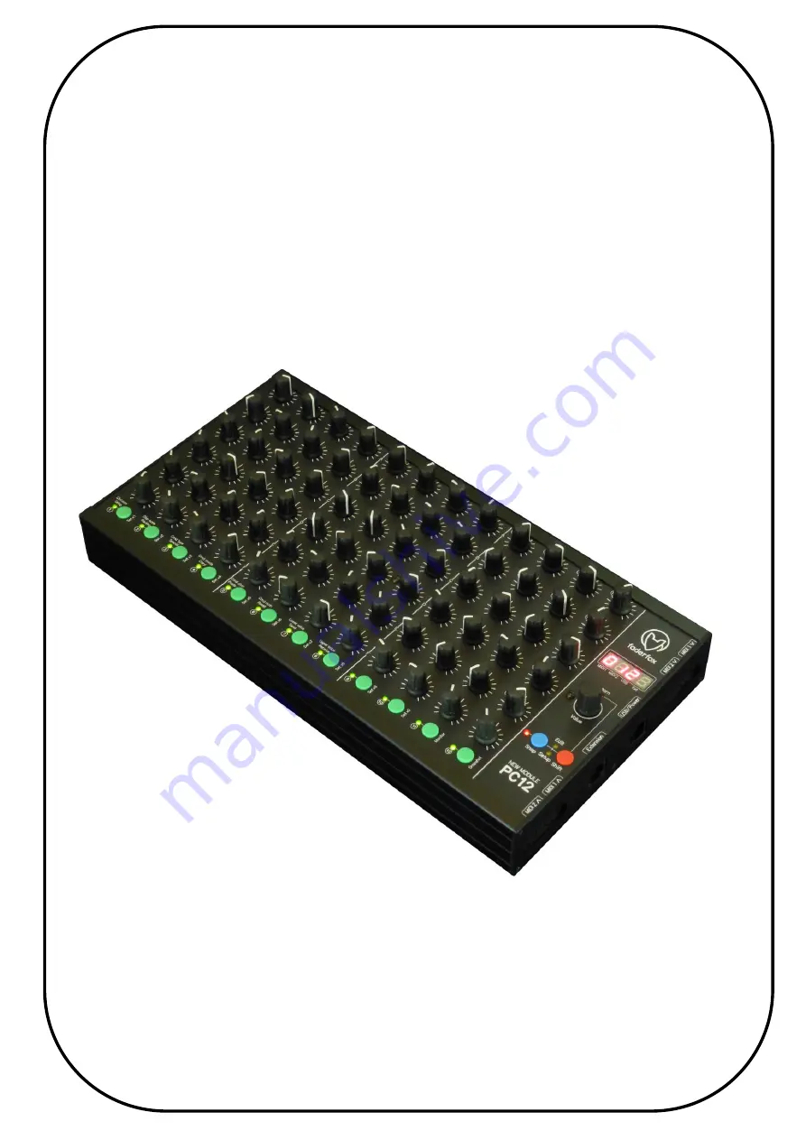 Faderfox NEW MODULE PC12 User Manual Download Page 1