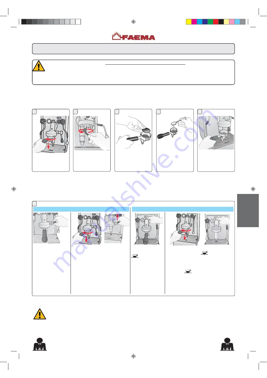 Faema CARISMA S-1 Use And Installation Download Page 113