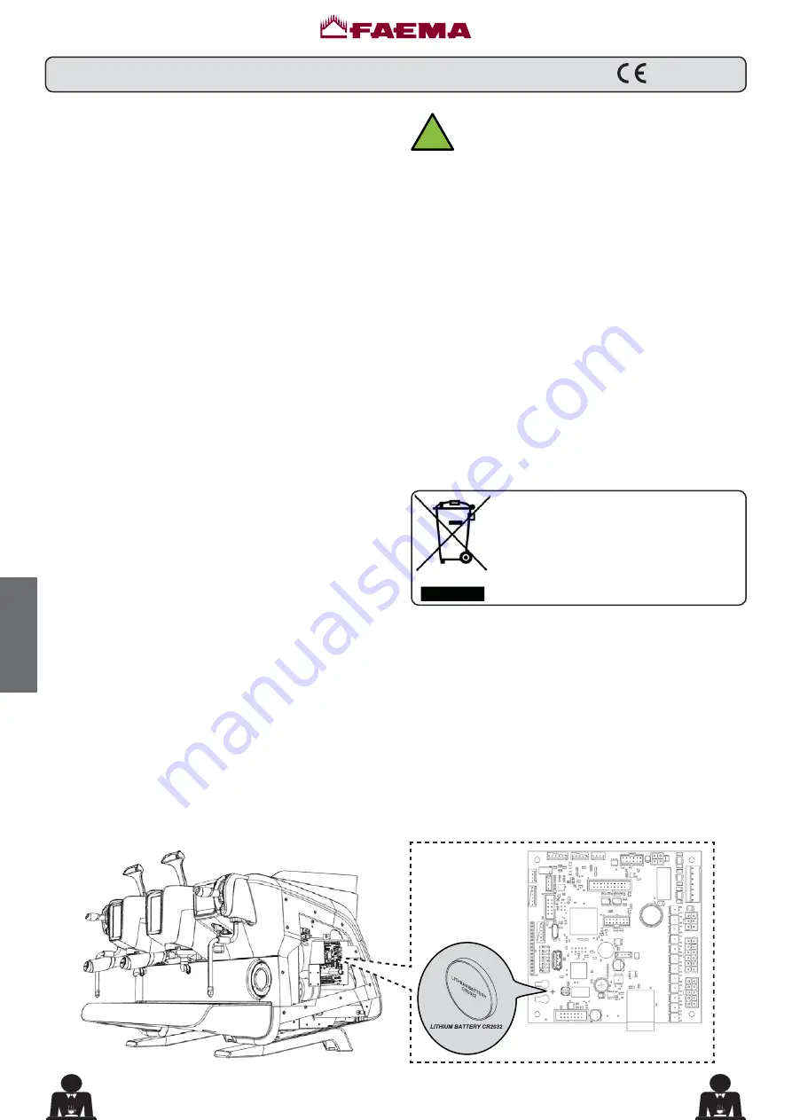 Faema E71 Use And Installation Download Page 172