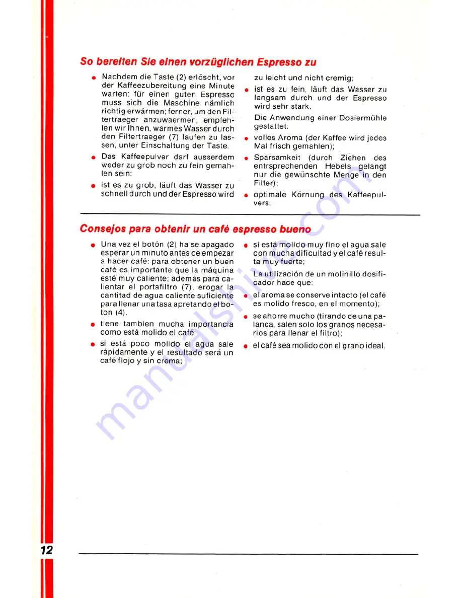 Faema Family User Manual Download Page 15