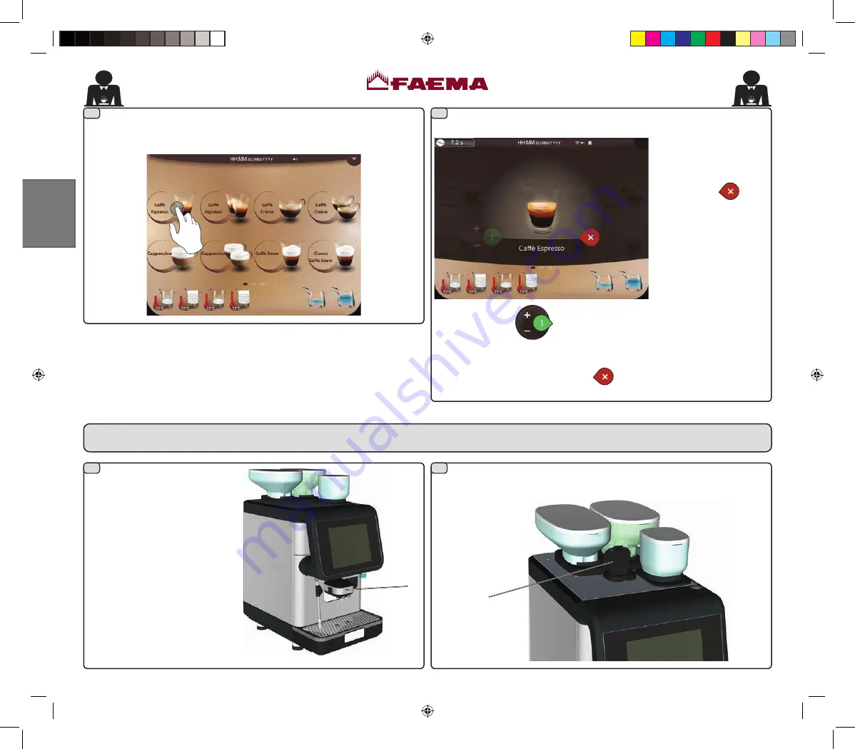 Faema X30 Quick Start Manual Download Page 21