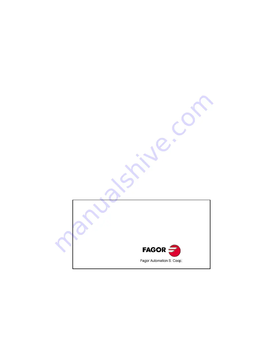 Fagor 10iE Installation & Operation Manual Download Page 36