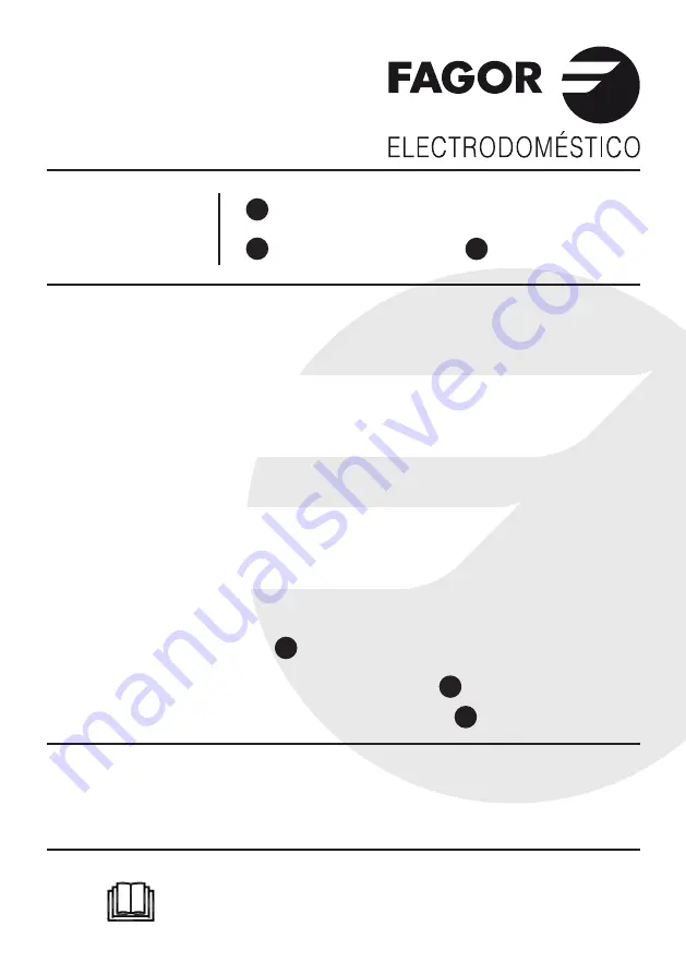 Fagor 3FFV-1855BG Скачать руководство пользователя страница 1