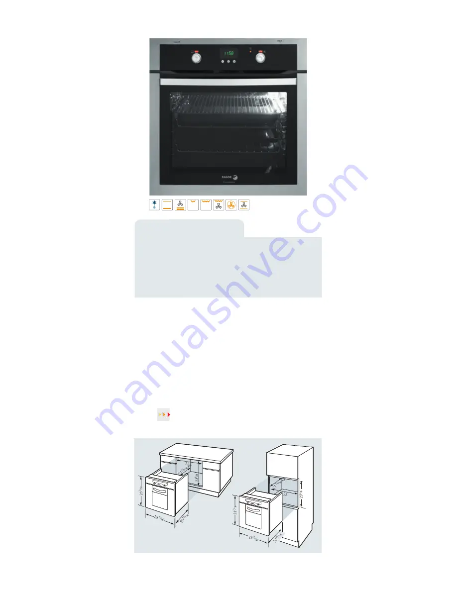 Fagor 5HA-196 X - REV 7-10 Product Dimensions Download Page 1