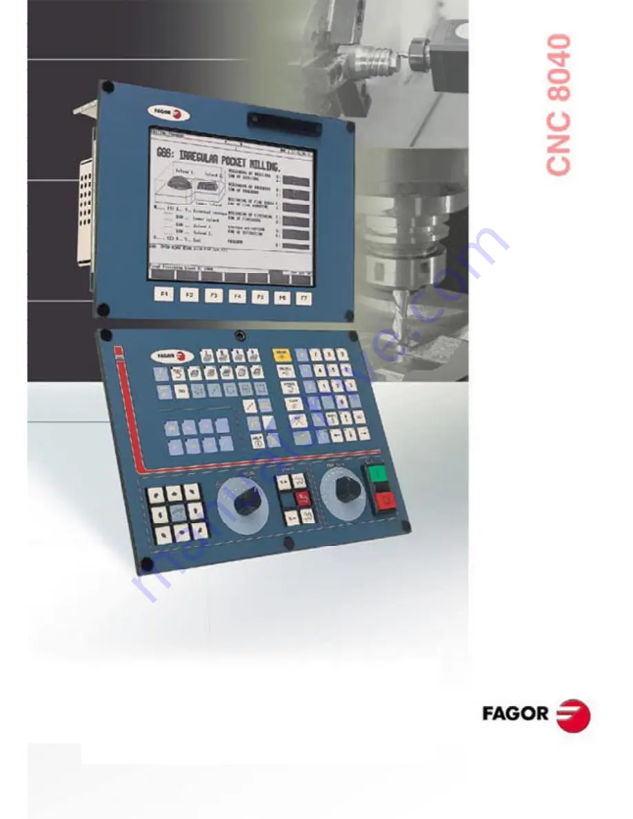 Fagor 8040 MCO CNC Скачать руководство пользователя страница 1