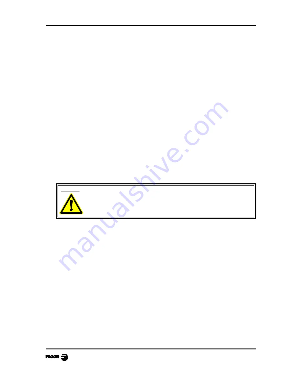 Fagor 8040 MCO CNC Operating Manual Download Page 41