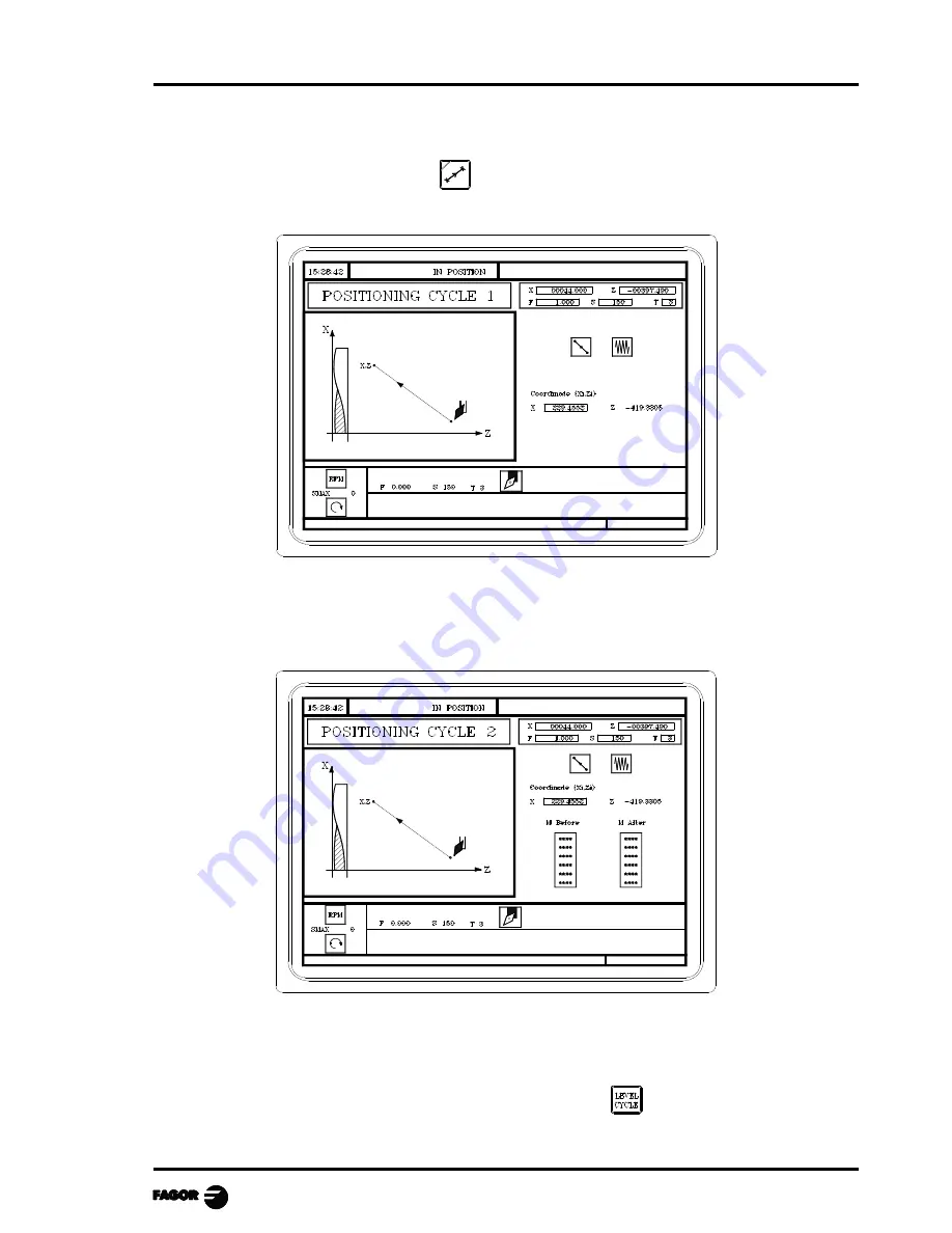 Fagor 8040 MCO CNC Operating Manual Download Page 45