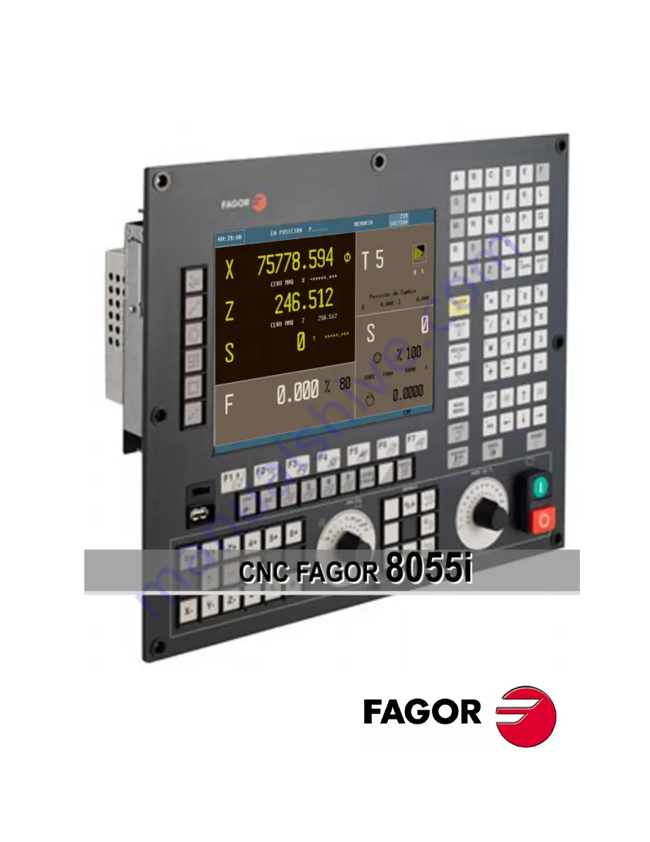 Fagor 8055i CNC Handbook Download Page 1