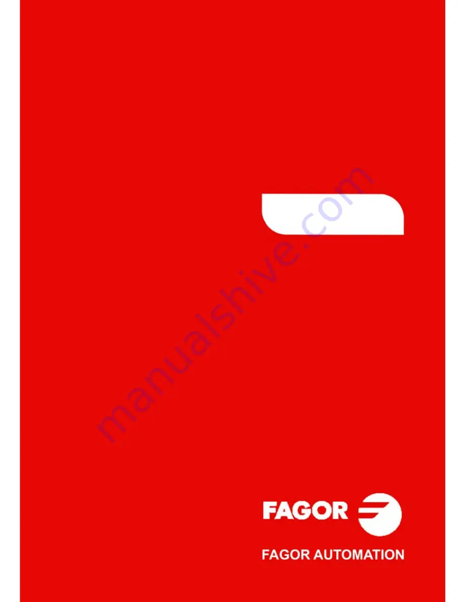 Fagor 8060 M Power Manual Download Page 1