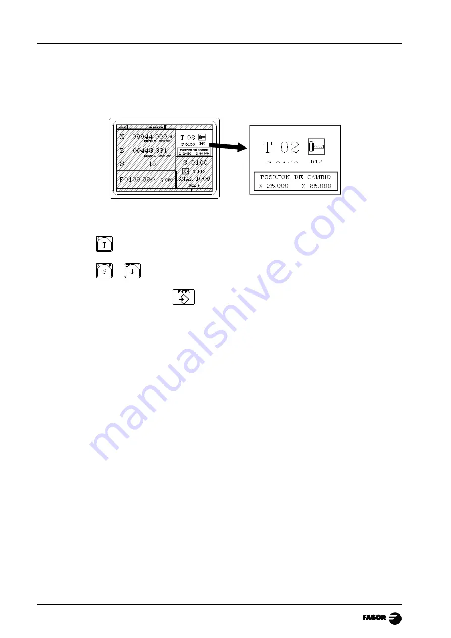 Fagor CNC 8040 - MCO-TCO OPTIONS Operating Manual Download Page 24